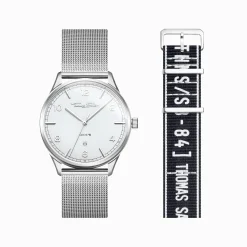 Discount Set Code TS weiße Uhr und schwarzes Urban Armband Damen Uhren|Damenuhren